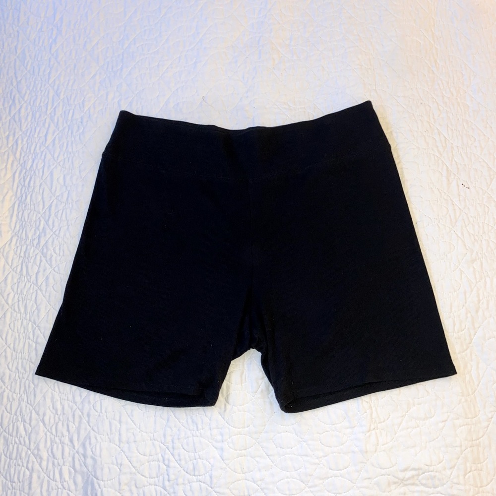 Ribbed Biker Shorts